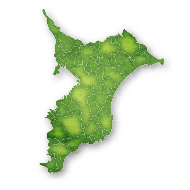 Chiba harita yeşil simge