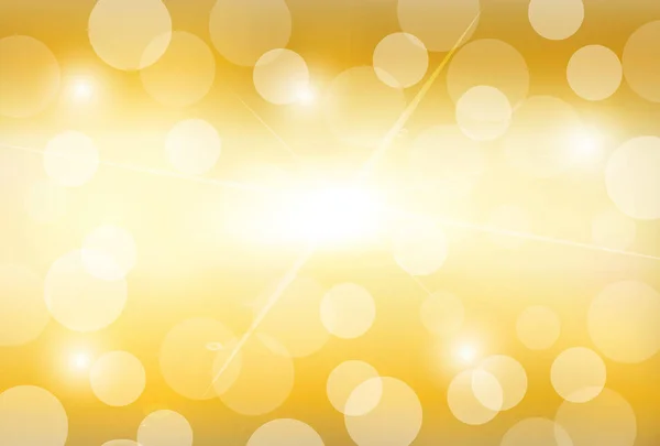 Gold Licht Hintergrund Textur — Stockvektor