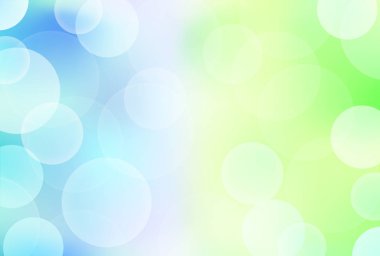 Taze yeşil ışık yeşil arka plan