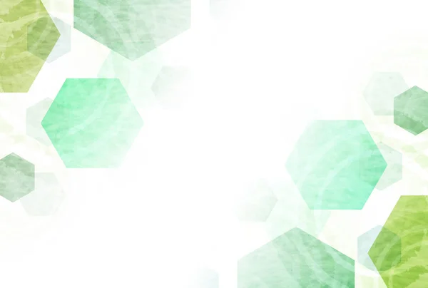 Papel Japonés Verde Fresco Fondo Verde — Vector de stock