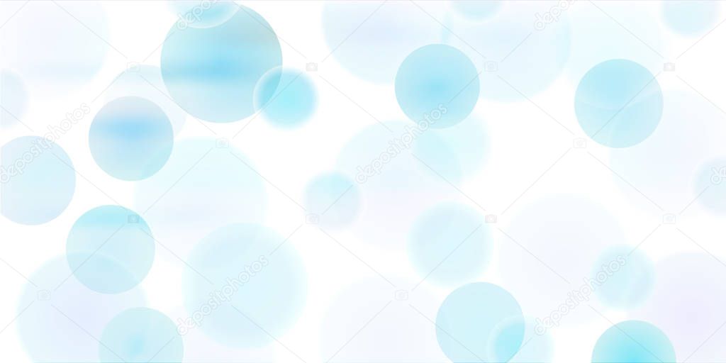 Polka dot summer greeting card summer background