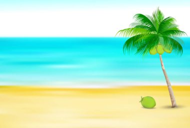 Deniz yaz manzara arka plan