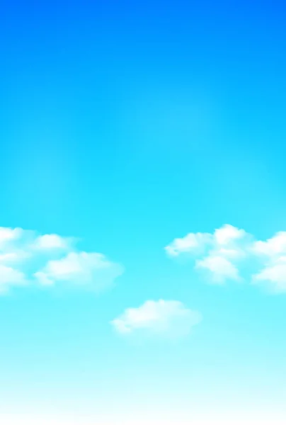 Sky Clouds Landscape Background — Stock Vector