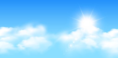 Arka plan gökyüzü bulutlar manzara