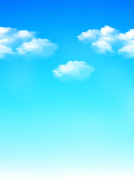 Ciel Nuages Paysage Fond — Image vectorielle