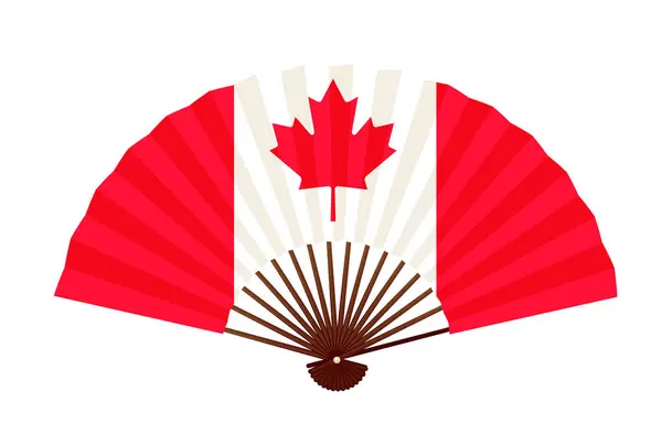 Symbol Der Kanadischen Nationalflagge — Stockvektor