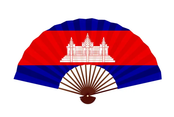 Cambodia National Flag Symbol Icon — стоковий вектор