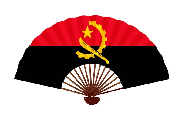 Εικονίδιο Συμβόλου Της Εθνικής Σημαίας Αγκόλα — Διανυσματικό Αρχείο
