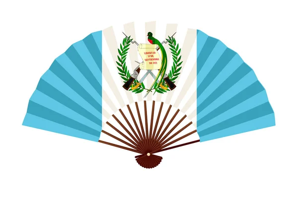 Guatemala Icono Símbolo Bandera Nacional — Vector de stock