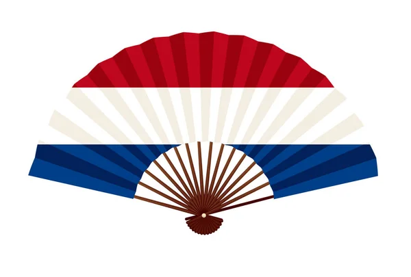 Nizozemská Národní Vlajka Ikona — Stockový vektor
