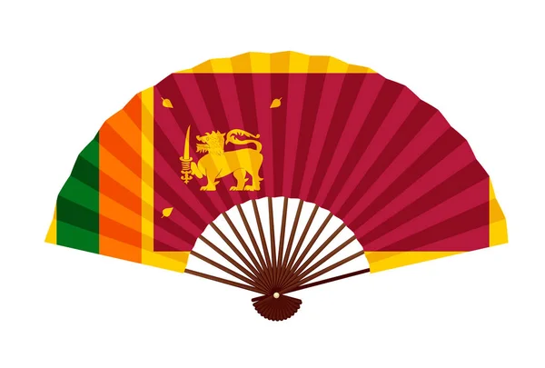 Sri Lanka Ícone Símbolo Bandeira Nacional — Vetor de Stock