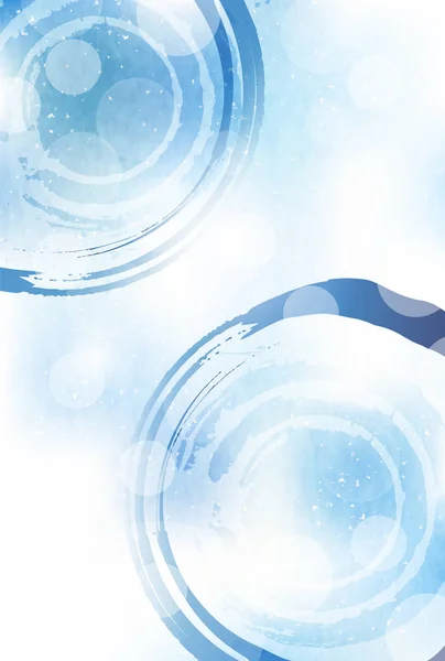 漩涡水夏季贺卡背景 — 图库矢量图片