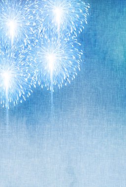 Havai fişek yaz gökyüzü arka plan