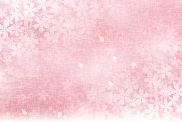 Cherry Blossom Spring Japanska Papper Bakgrund — Stock vektor