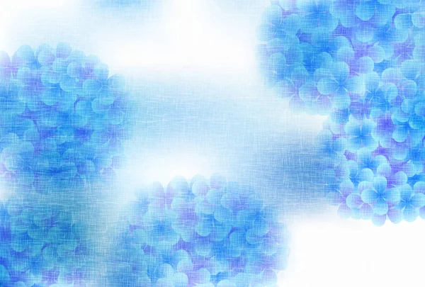 Hydrangea Flower Rainy Season Background — Stock Vector
