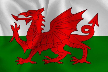 Galler bayrak büyük arka plan