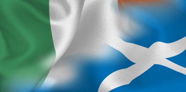 Rugby ulusal bayrağı İrlanda İskoçya