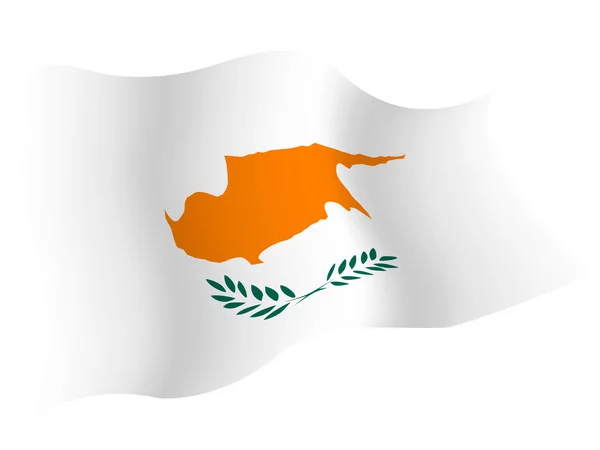Land Vlagpictogram Cyprus — Stockvector