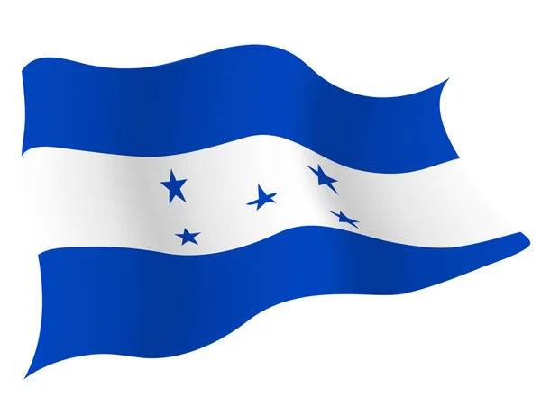 País Icono Bandera Honduras — Archivo Imágenes Vectoriales