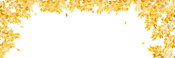 Otoño Hojas Otoño Hojas Fondo — Vector de stock