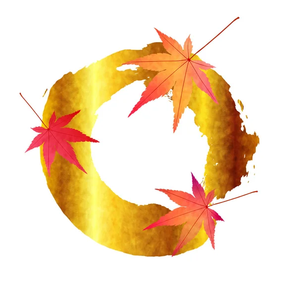 Herfst Bladeren Maple Leaves Icoon — Stockvector