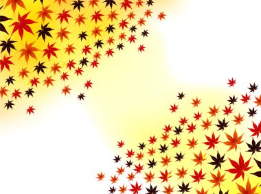 Sonbahar akçaağaç yaprakları arka plan yaprakları