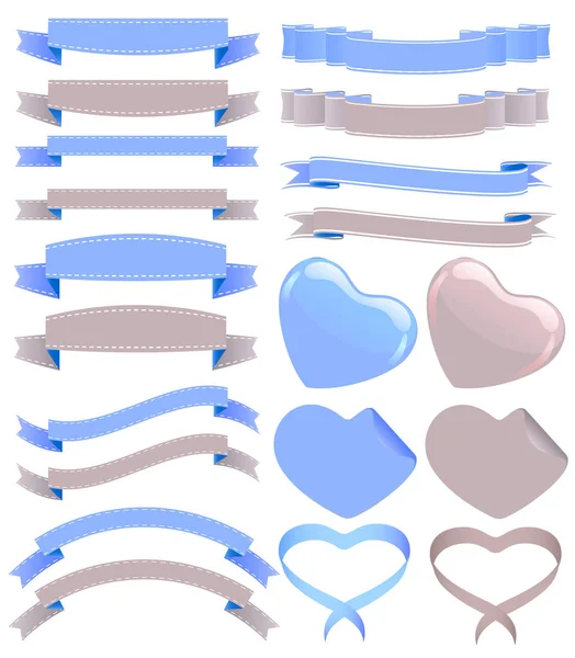 Lint Hart Valentine Pictogram — Stockvector