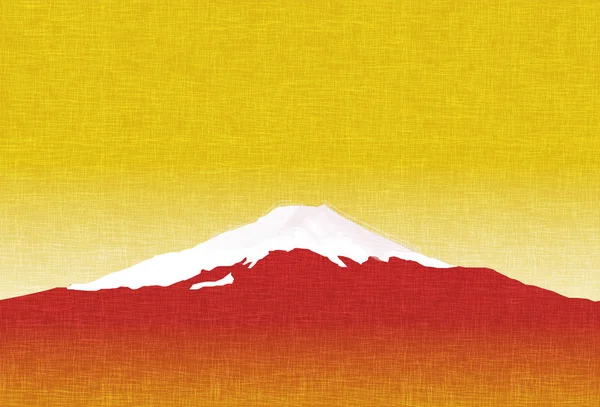 Mount Fuji Japan Landscape Background — Stock Vector