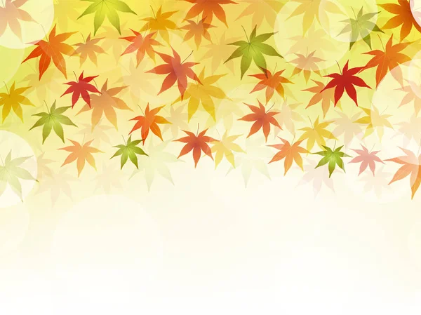 Autumn Leaves Maple Leaves Background — Stock Vector