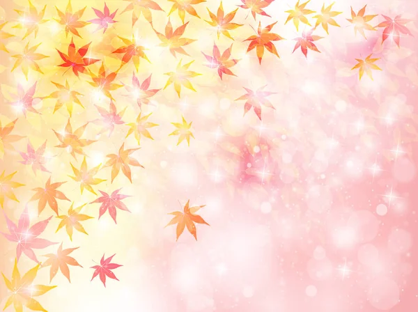 秋叶枫叶背景 — 图库矢量图片