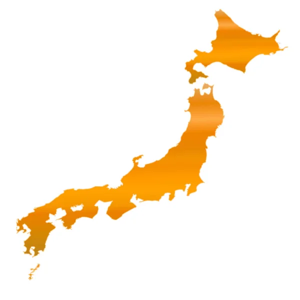 Japon Icône Carte Automne — Image vectorielle