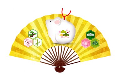 fare Yeni yıl kartı Lucky simgesi