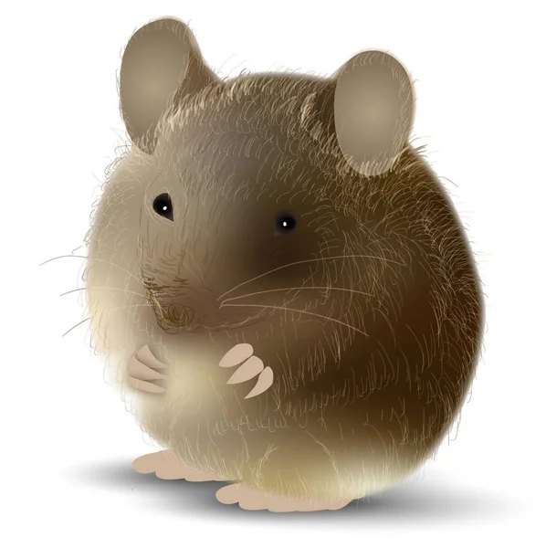 Мишка Новорічна Картка Тваринна Ікона — стоковий вектор