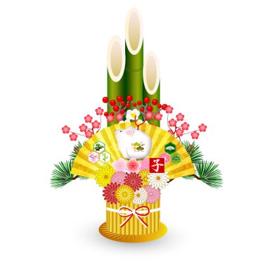 fare Yeni yıl kartı Lucky simgesi