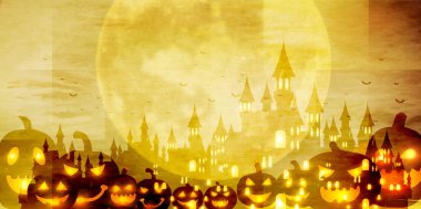 Cadılar Bayramı sonbahar kabak arka plan