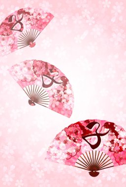 fare yeni yıl kartı Japon Kağıt arka plan