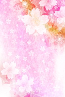 Kiraz çiçeği bahar çiçeği arka planı