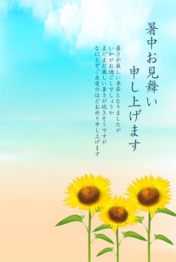 Ay çiçeği yaz mevsimi sıcak yaz arkaplanı