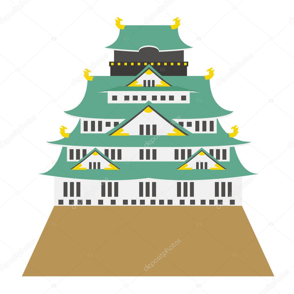 Osaka Castle Building Osaka Icon