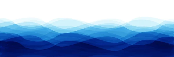 Ocean Waves Sommar Hälsning Bakgrund — Stock vektor