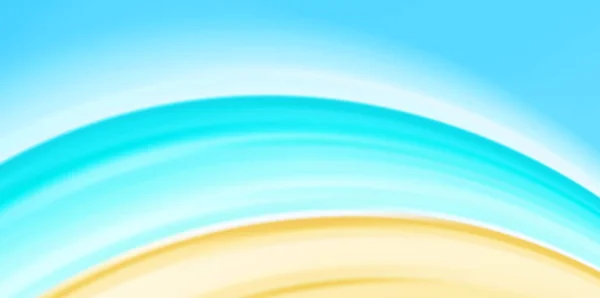 Sea Summer Sky Landscape Background — Stock Vector