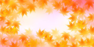 Sonbahar yaprakları akçaağaç sonbahar arkaplanı