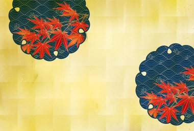 Sonbahar yaprakları akçaağaç sonbahar arkaplanı