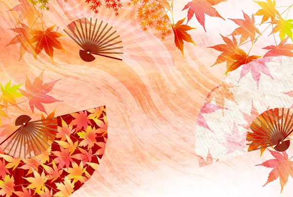 秋天的叶子枫树秋天的背景 — 图库矢量图片
