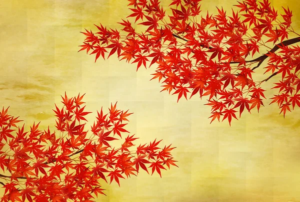 紅葉紅葉の背景 — ストックベクタ