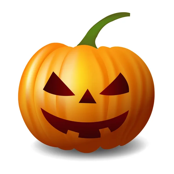 Halloween Calabaza Encantado Icono Otoño — Archivo Imágenes Vectoriales