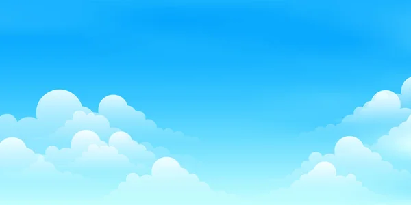 Cielo Nuvole Paesaggio Luce Sfondo — Vettoriale Stock