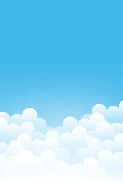Cielo Nubes Paisaje Luz Fondo — Vector de stock