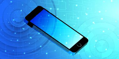 Akıllı telefon mobil doku ağı arkaplanı