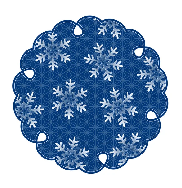 Sneeuwring Winter Icoon — Stockvector